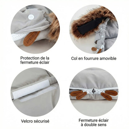 Chancelière de poussette pour bébé | Imperméable Hiver