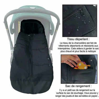 Chancelière universelle pour poussette | Imperméable